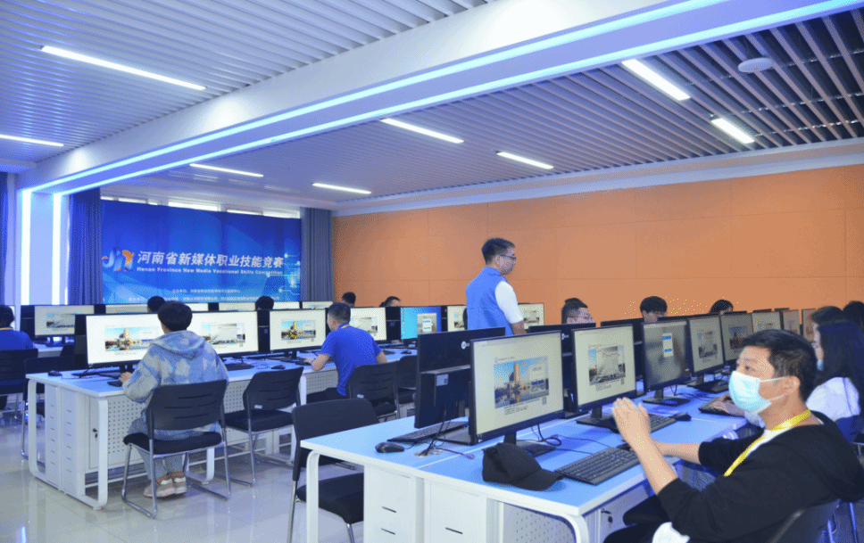 技能競技展風采 數字創新筑未來——文化藝術學院成功承辦2023年河南省新媒體職業技能競賽軟件設計制作賽項